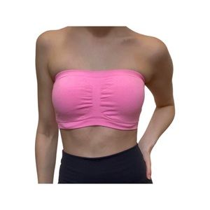 Neon pink bandeau